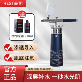 赫司注氧仪纳米喷雾补水仪器美容面部家用手持保水光针湿蒸脸仪生日母亲节520礼物实用送妈妈老婆女友 【女神旗舰款】+1瓶玫瑰纯露 日常补水套餐 皇冠注氧仪