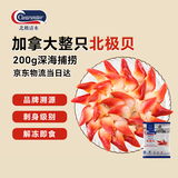Clearwater北极清水加拿大北极贝200g 12-16只/袋整只北极贝 0添加 日料同款
