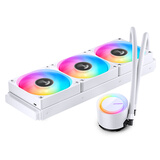 乔思伯（JONSBO）TG-360白色 一体式水冷散热器 (隐藏式理线/5V神光同步ARGB/阻尼旋转铭牌/PWM温控风扇)