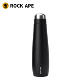 洛克猩球（Rock Ape） 旅行便携户外保温保冰运动水杯304不锈钢水杯男女车载茶杯 350ml 奇趣黑