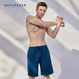 舒雅【棉汉麻裤】男士亲肤透气五分裤休闲家居裤 中裤