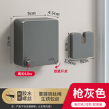 法路易 晾衣绳伸缩室内免打孔隐形晾衣架卫生间阳台晾衣架钢丝挂晒神器 【高配精装】枪灰色-加长-4.8米