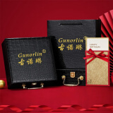 古诺琳 GUNOR LIN品牌男士皮带真皮针扣纯牛皮青年牛仔裤裤腰带男生日礼物送男友 G05717礼盒单品【典藏木礼盒】 115cm 其他尺寸请下单备注
