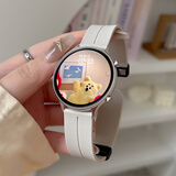 SAE智能手表女生高颜值蓝牙通话消息提醒多运动电子表多功能计步闹钟防水运动手表适用于ios安卓手机 磁吸折叠扣-星光 蓝牙通话、音乐控制、支付