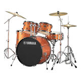 雅马哈（YAMAHA）雷神Rydeen 架子鼓爵士鼓专业考级五鼓四镲成人儿童初学5鼓3镲4镲 备注颜色[5鼓4镲]+麦尔镲片+礼包