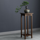 安尔雅花架子阳台落地花架室内客厅装饰置物架楠竹多层多肉花盆架2