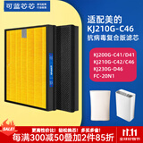 可蓝芯芯适配美的空气净化器过滤网/滤芯/新风空调滤芯 KJ210G-C46/KJ230G-D46复合滤网