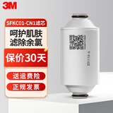 3M淋浴过滤器沐浴净化器花洒水龙头净化过滤器去除余氯家用沐浴净水机 SFKC01-CN1 沐浴净水器滤芯（1个）