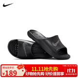 耐克NIKE外穿休闲鞋男一字沙滩鞋VICTORI ONE拖鞋CZ5478-001黑44