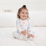 英氏（YEEHOO）婴儿衣服新生儿连体衣男女宝宝100%精梳棉婴幼儿居家爬服四季款