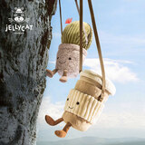 Jellycat趣味咖啡随行杯包包柔软毛绒斜挎包可爱少女包包送礼娃娃生日礼物 趣味咖啡随行杯包包 One Size