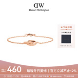 丹尼尔惠灵顿（DanielWellington）dw手链女 小双环手链 玫瑰金155mm时尚轻奢 生日礼物送女友 DW168