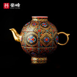 豪峰999鎏纯银泡茶壶茶杯主人杯2025新款整套茶具套装茶器送伴手礼物