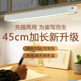 以林军台灯护眼学习宿舍灯磁吸酷毙灯学生寝室书桌护眼灯床头灯 【充电款-45厘米】+充电线
