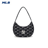 美职棒（MLB）旗舰官网虞书欣同款包包男女腋下包女士手提包单肩包母亲节礼物 纽约洋基/黑色（新款） F
