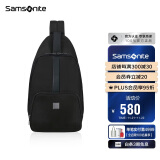 新秀丽（Samsonite）斜挎包精品男包男士单肩包时尚休闲大容量KL5*09005黑色