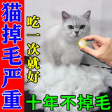 猫掉毛严重吃什么维生素防掉毛美毛深海鱼油片猫用宠物防掉毛神器 买2送1【3瓶装】