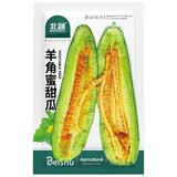 北蔬羊角蜜甜瓜种子苗羊角酥脆超甜香瓜种籽 羊角蜜甜瓜种子约500粒