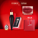 路铂廷（Christian Louboutin）萝卜丁CL口红001M女王权杖礼盒送女生生日礼物 【热推】黑管001M-女王红
