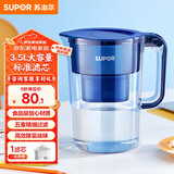 苏泊尔（SUPOR）过滤净水器家用滤水壶净水壶自来水活性炭过滤器家用厨房净水器滤水器滤水壶UF03一机一芯
