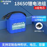 德力普（Delipow） 24V锂电池组18650电芯大容量电瓶便携户外拉杆箱音响话筒太阳能路灯监控带保护板 可支持定制 24V6Ah【12节电芯】78*56*70mm