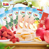 都乐（DOLE）混合冻干鲜果6包装120g 0添加苹果+草莓 蜜饯果干 零食大礼包