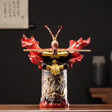 赟娅创意悟空摆件高端送礼齐天大圣办公桌面装饰品乔迁礼品黑神话周边 斗战胜佛+龙柱【礼盒款】