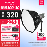 爱图仕（Aputure）艾蒙拉 200x S 200d S系列直播 美颜 视频  补光灯 摄影 棚200w人像外拍照灯绿幕拍照深抛柔光箱 amran200x S 迷你SE柔光罩套装-无格栅