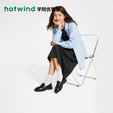 热风黑色乐福鞋女2024秋季新款软底黑色单鞋复古英伦风小皮鞋女鞋