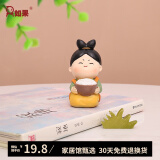 如果家居唐仕女小摆件创意家居装饰品办公桌少女心可爱古风送生日礼物 唐仕女摆件-干饭人