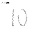 Arsis流光系列粼境波光耳钉女耳环时尚饰品925银针送女友生日礼物