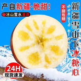 正宗新疆产地冰糖心苹果新鲜水果脆甜礼盒装整箱红富士雪山丑苹果 9斤 特级大果（95以上）