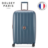 DELSEY戴乐世行李箱万向轮旅行箱28英寸托运密码箱扩容 深蓝 2087