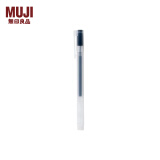 无印良品（MUJI） 凝胶中性墨水圆珠笔 学生文具 凝胶笔 文具 黑色 0A 笔帽式 0.5mm