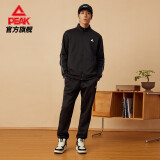 匹克运动套装男加绒保暖休闲百搭两件套百搭长袖卫衣长裤FR1234057