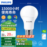 飞利浦（PHILIPS）led节能灯泡客厅家用超亮照明E27大螺口灯泡12W6500K白光优视型