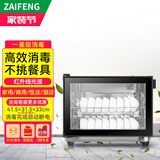 在丰消毒柜家用迷你小型双门消毒保洁碗柜 厨房保洁柜 碗筷茶杯消毒保洁柜 立式大容量餐具柜 58A单门-2层（高效消毒）