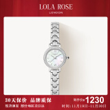 LOLA ROSE 罗拉玫瑰幻彩小金表手表女表女士手表母贝盘生日礼物送女友 LR4167-小银表（镶锆石）