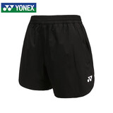 YONEX尤尼克斯羽毛球服舒适速干吸汗透气运动短裤女款220123BCR黑M码