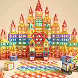 布鲁奇磁力片儿童玩具男孩3-6岁磁力积木拼装磁性益智玩具1-3岁生日礼物