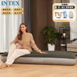 INTEX 64107单人加大充气床垫户外防潮垫陪护折叠床车载床N