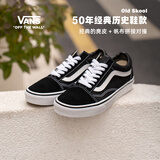 VANS范斯官方 经典款Old Skool黑色复古街头男女鞋板鞋低帮 黑色 38