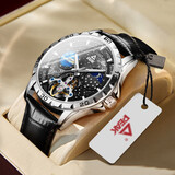 匹克 星空系列手表男款多功能机械表全自动防水机械风男士潮流腕表