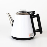 适用海尔茶吧机烧水壶通用配套小五环不锈钢壶茶台保温玻璃配件 双层防烫长嘴白色壶