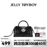 JellyToyboy包包女包【赵露思同款】JTB银河包2024秋冬新款手提斜挎腋下包 黑色