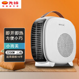 先锋取暖器家用暖风机台式电暖器桌面加热器小太阳电暖气DNF-N3 白色