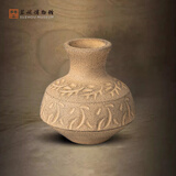 苏州博物馆 吴地晨晖新石器冰箱贴迷你小花器留言贴 文创商务送礼品生日礼物 灰陶壶