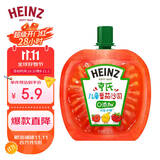 亨氏（Heinz）番茄酱 0添加儿童番茄沙司110g儿童意面披萨宝宝薯条蘸料调味酱