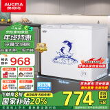 澳柯玛（AUCMA）203升家用商用冰柜 双温双箱冷柜 冷藏冷冻卧式冰箱 冷藏全铜管 一级能效 BCD-203CNE 以旧换新