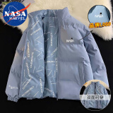 NASA MARVEL棉衣男棉服冬季外套百搭加厚保暖面包服双面穿情侣装休闲棉袄子